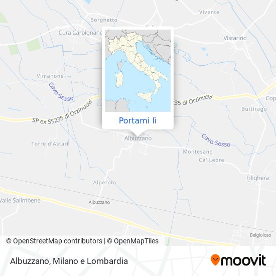 Mappa Albuzzano