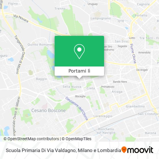 Mappa Scuola Primaria Di Via Valdagno