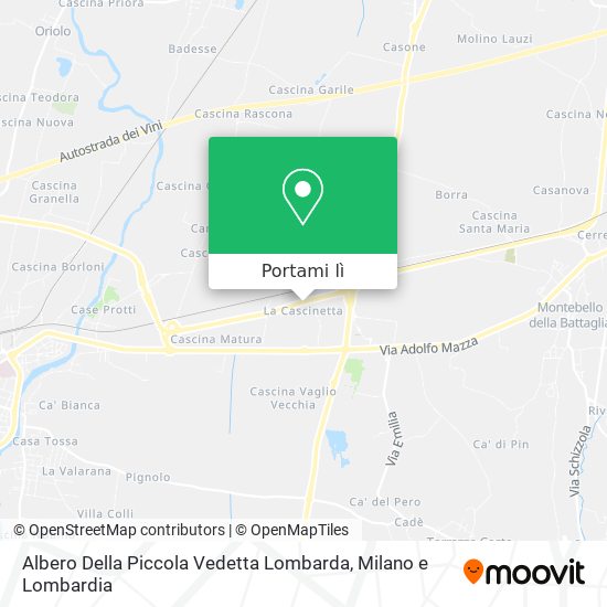 Mappa Albero Della Piccola Vedetta Lombarda