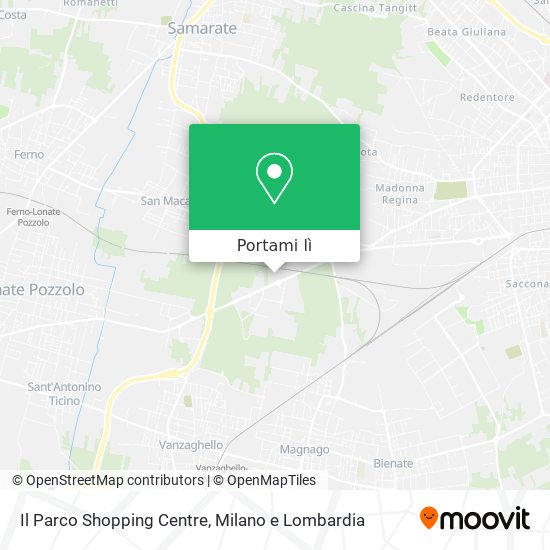 Mappa Il Parco Shopping Centre