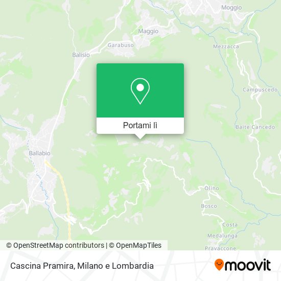 Mappa Cascina Pramira