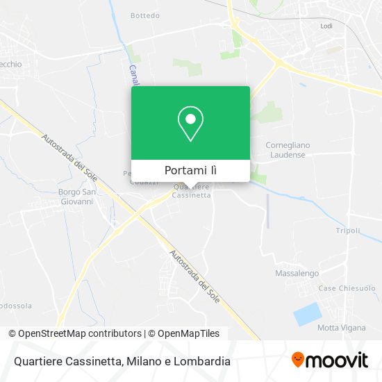 Mappa Quartiere Cassinetta