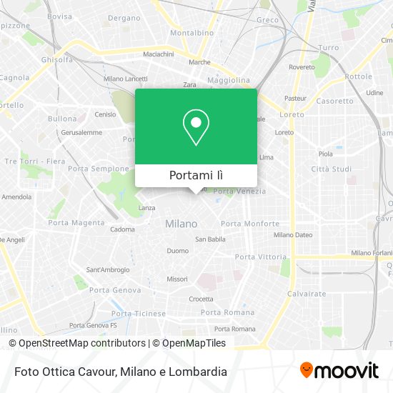 Mappa Foto Ottica Cavour