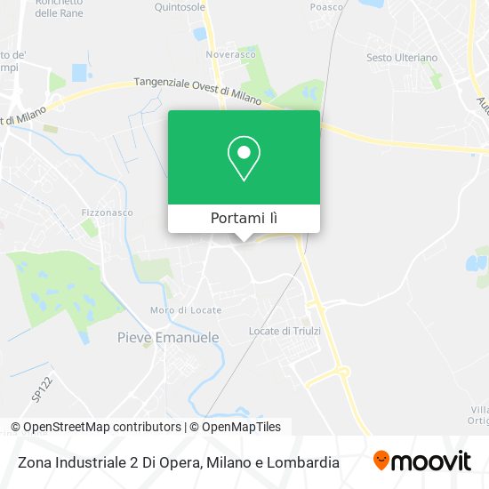 Mappa Zona Industriale 2 Di Opera