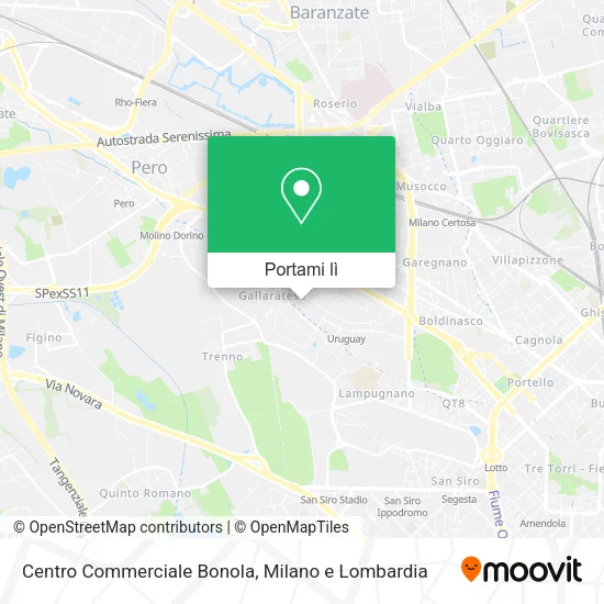 Mappa Centro Commerciale Bonola