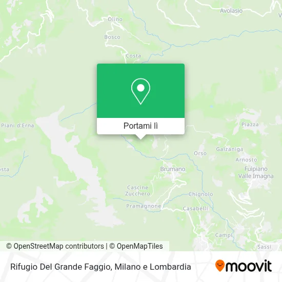 Mappa Rifugio Del Grande Faggio