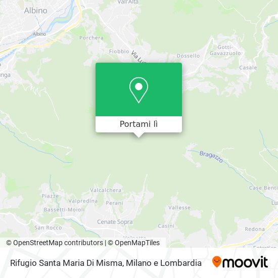 Mappa Rifugio Santa Maria Di Misma