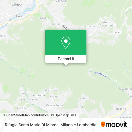 Mappa Rifugio Santa Maria Di Misma