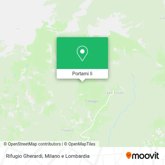 Mappa Rifugio Gherardi