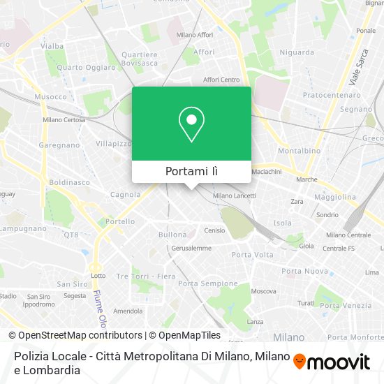 Mappa Polizia Locale - Città Metropolitana Di Milano