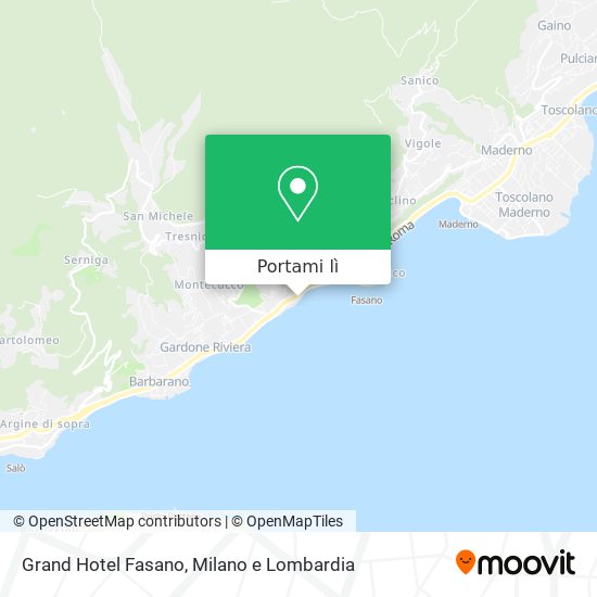 Mappa Grand Hotel Fasano