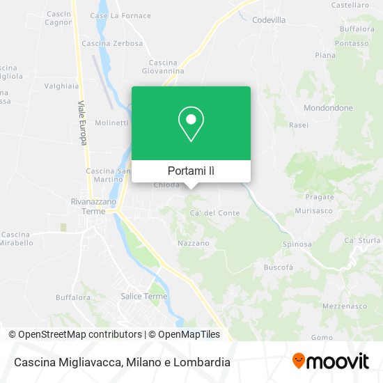 Mappa Cascina Migliavacca