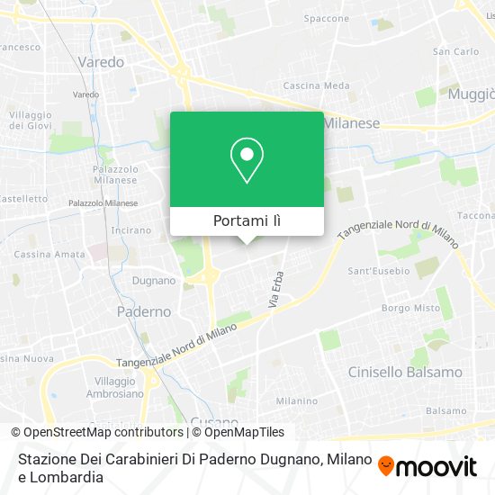 Mappa Stazione Dei Carabinieri Di Paderno Dugnano