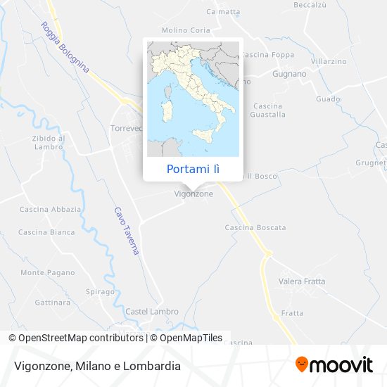 Mappa Vigonzone