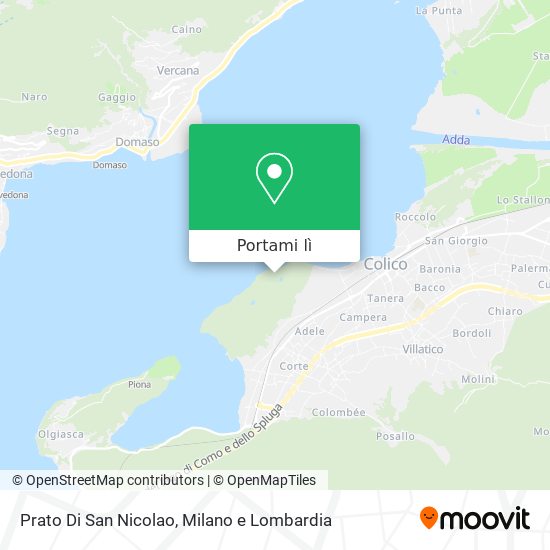Mappa Prato Di San Nicolao