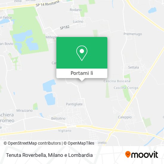 Mappa Tenuta Roverbella