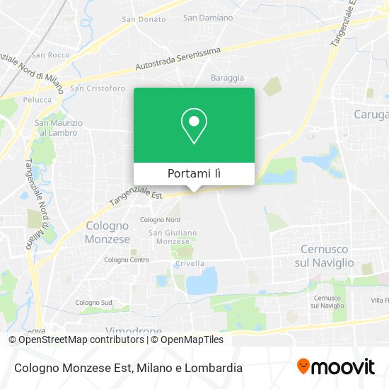 Mappa Cologno Monzese Est