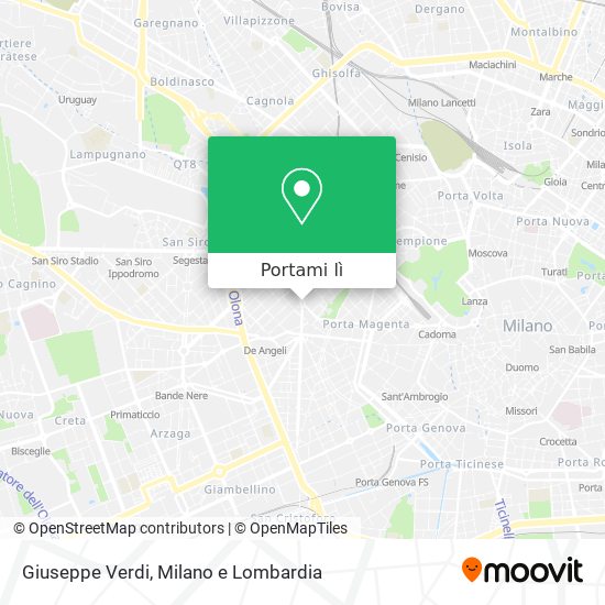 Mappa Giuseppe Verdi