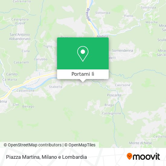 Mappa Piazza Martina