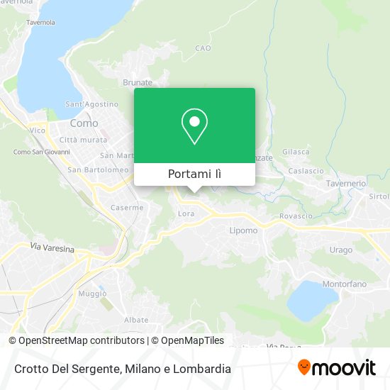 Mappa Crotto Del Sergente