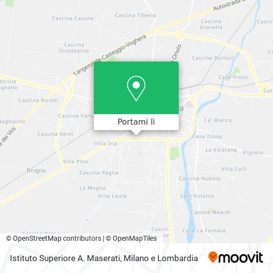 Mappa Istituto Superiore A. Maserati