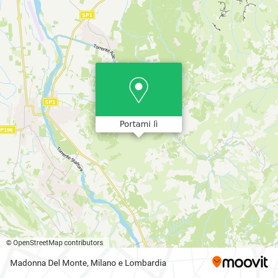 Mappa Madonna Del Monte
