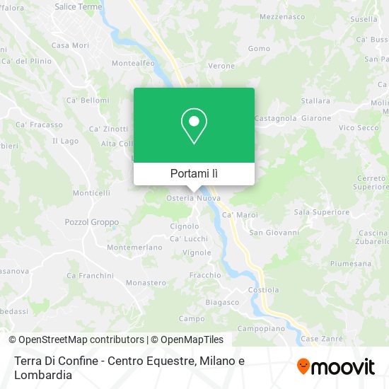 Mappa Terra Di Confine - Centro Equestre