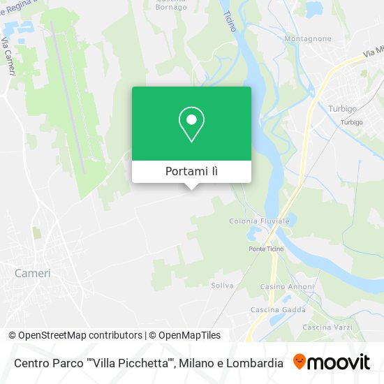 Mappa Centro Parco ""Villa Picchetta""