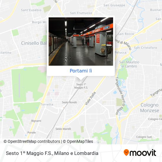 Mappa Sesto 1º Maggio F.S.