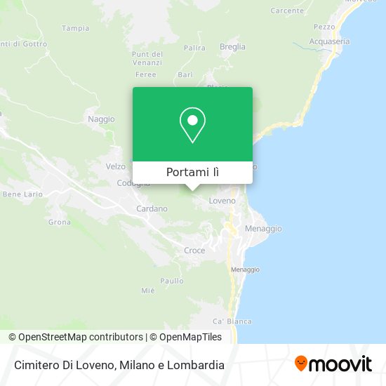 Mappa Cimitero Di Loveno