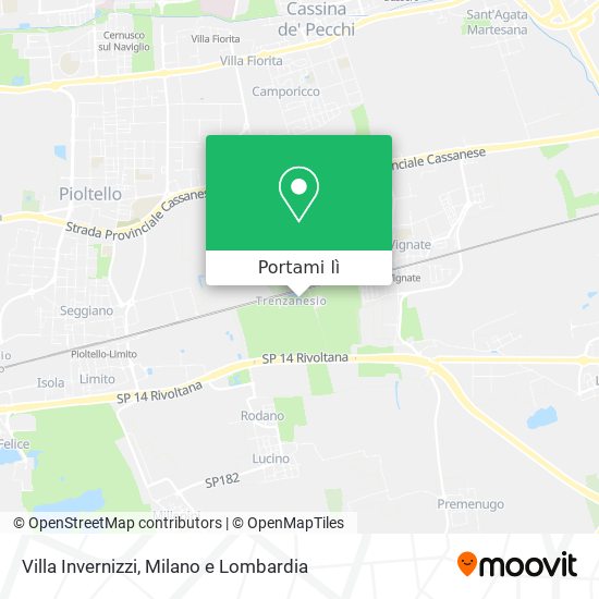 Mappa Villa Invernizzi