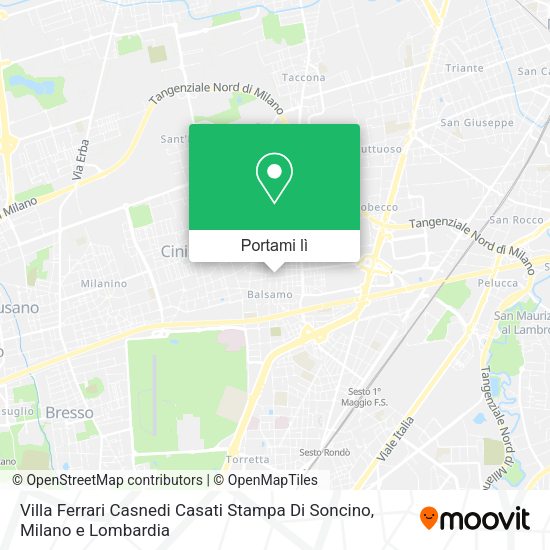 Mappa Villa Ferrari Casnedi Casati Stampa Di Soncino