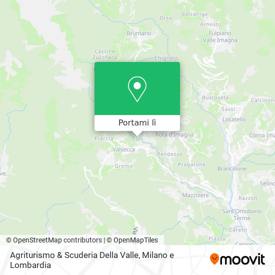 Mappa Agriturismo & Scuderia Della Valle