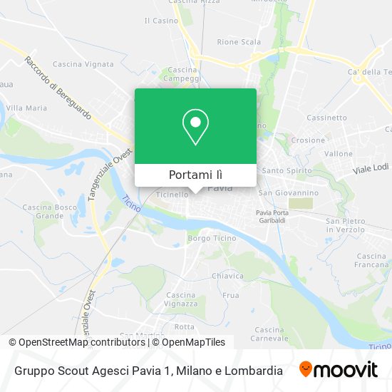 Mappa Gruppo Scout Agesci Pavia 1