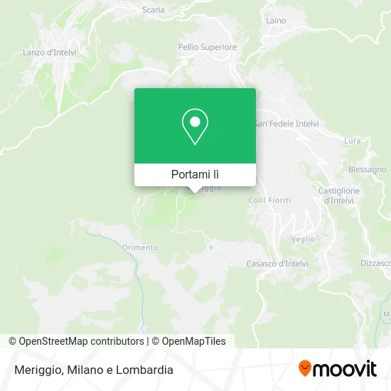 Mappa Meriggio