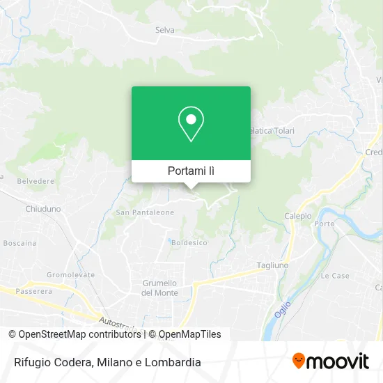 Mappa Rifugio Codera