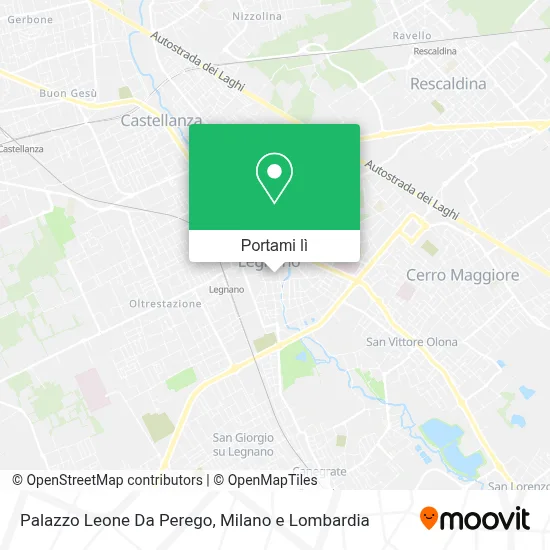 Mappa Palazzo Leone Da Perego