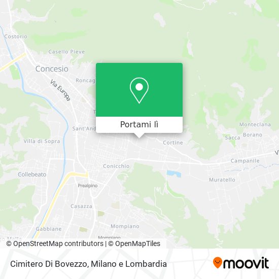 Mappa Cimitero Di Bovezzo