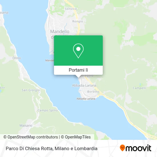 Mappa Parco Di Chiesa Rotta