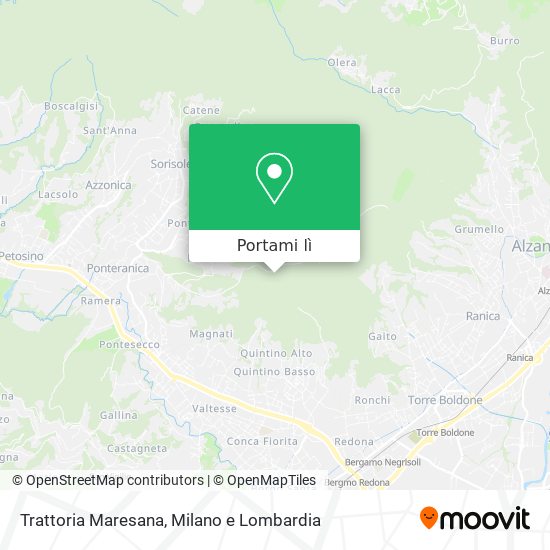 Mappa Trattoria Maresana