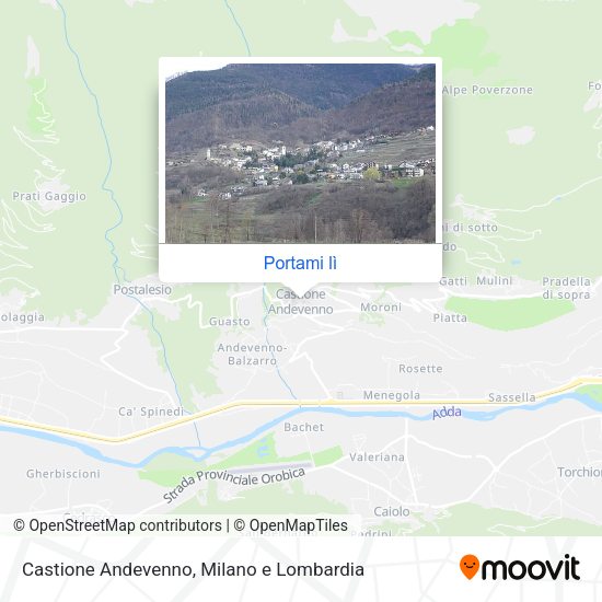 Mappa Castione Andevenno