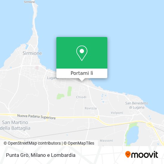Mappa Punta Grò