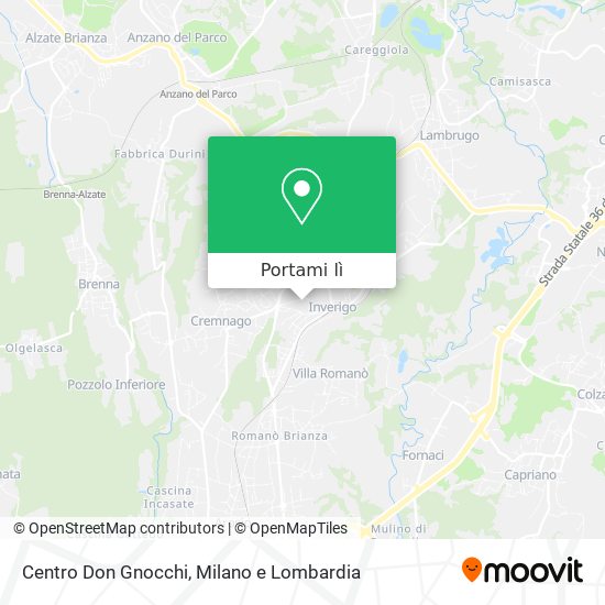 Mappa Centro Don Gnocchi
