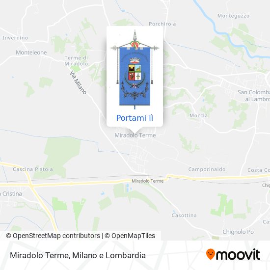 Mappa Miradolo Terme