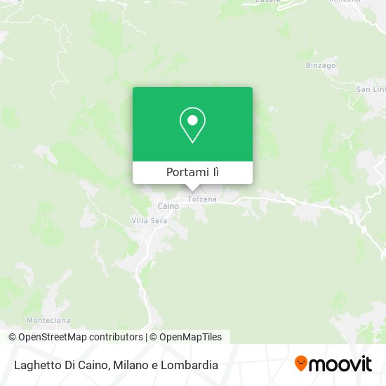 Mappa Laghetto Di Caino