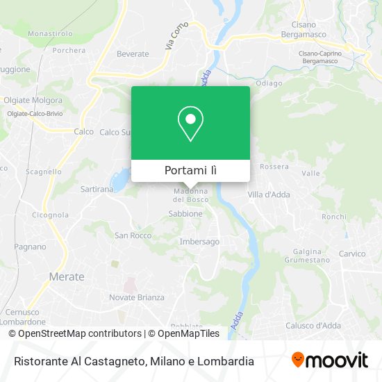 Mappa Ristorante Al Castagneto