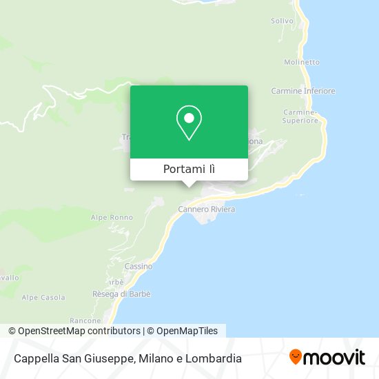 Mappa Cappella San Giuseppe