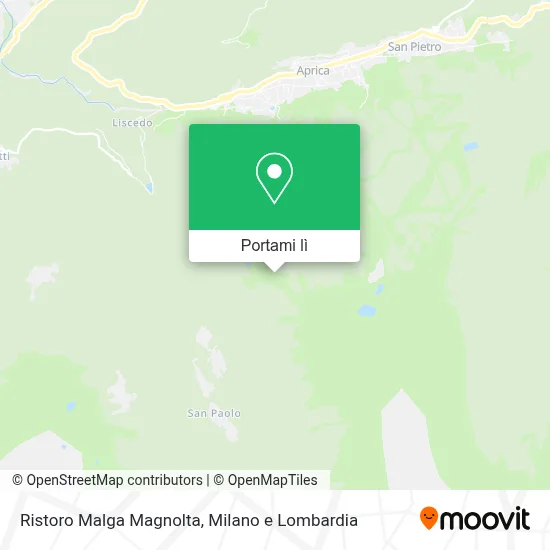 Mappa Ristoro Malga Magnolta