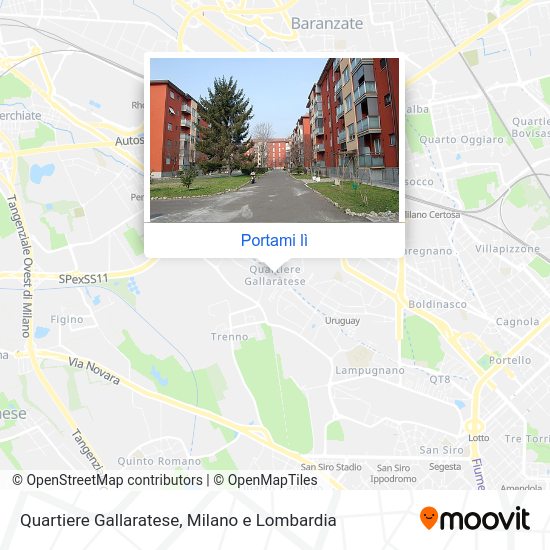 Mappa Quartiere Gallaratese