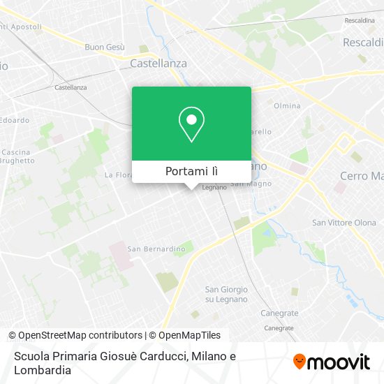 Mappa Scuola Primaria Giosuè Carducci